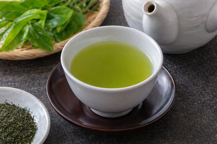 静岡県の焼津・藤枝・御前崎エリアのご当地グルメである、藤枝茶の画像です。