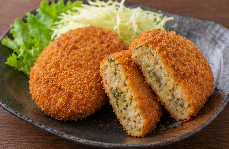 静岡県の焼津・藤枝・御前崎のご当地グルメの、せとやコロッケの画像です。