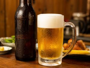 北海道の小樽・余市エリアのご土地グルメである小樽ビールの画像です