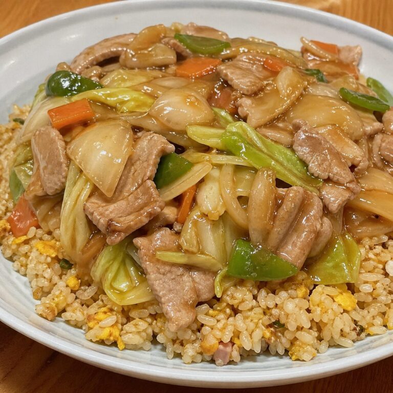 静岡県沼津・伊豆半島のご当地グルメの「稲取の肉チャーハン」の画像です。