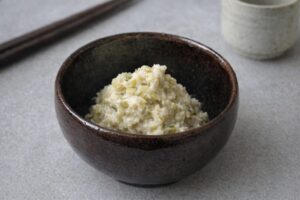 静岡県焼津・藤枝・御前崎のご当地グルメの山葵漬けの画像です。