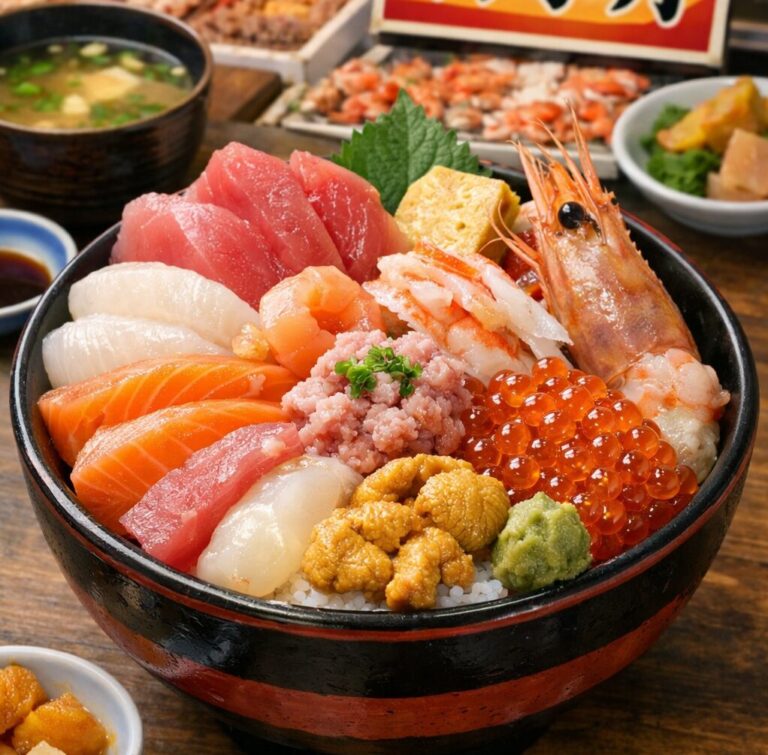 北海道釧路エリアのご当地グルメの勝手丼の画像です。