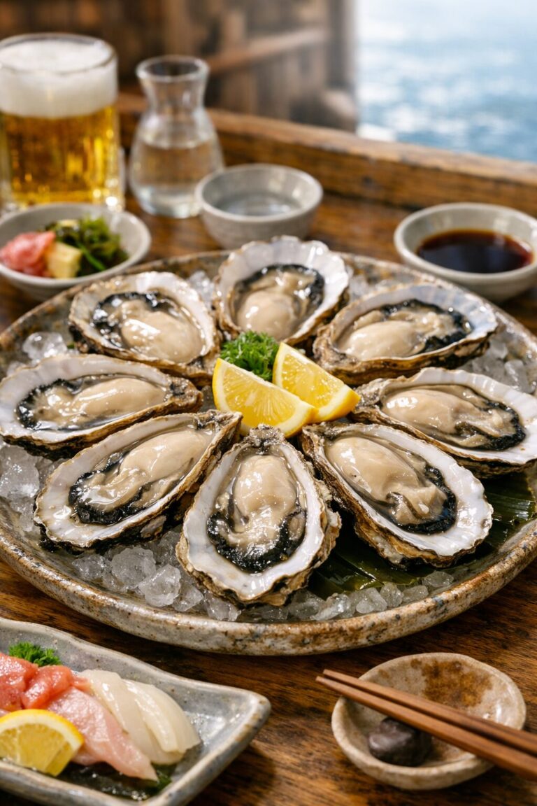 北海道の厚岸エリアのご当地グルメの厚岸の牡蠣の画像です。
