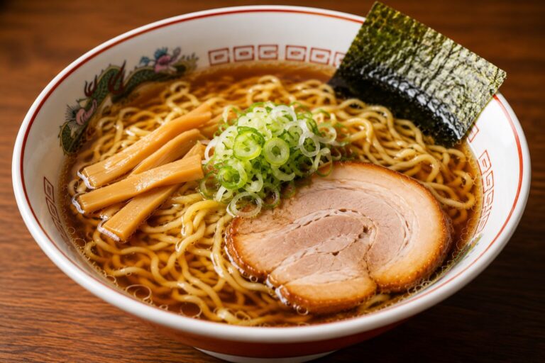 北海道旭川エリアのご当地グルメの旭川ラーメンの画像です。