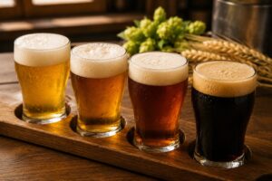 北海道旭川エリアのご当地グルメのクラフトビールの画像です。